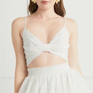 Hill House The Celine Eyelet Lace Top